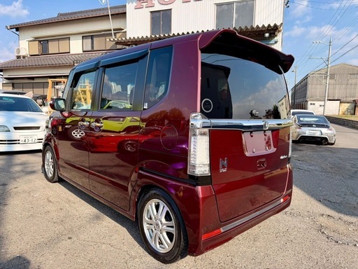 三重県からホンダ N BOX JF1 カスタムG.L パッケージ H24 ワインレッド