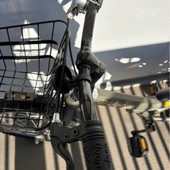 Jeep 子ども用自転車 補助輪付き／前カゴありの画像