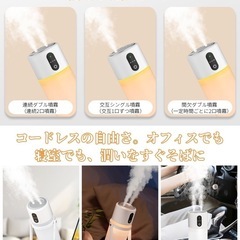 卓上型加湿器300ml 新品の画像