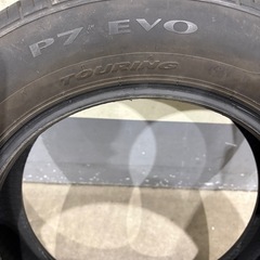 185/65R15 中古タイヤ4本　P7EVOの画像