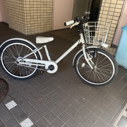 子供用自転車22インチブリヂストンビッケライトグレー (広尾の