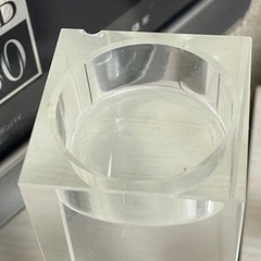 キャンドルホルダー 3個セット ガラスの画像