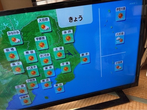 液晶テレビ　TOSHIBA REGZA 2019年　32S22 リモコンあり　⓷ 中古
