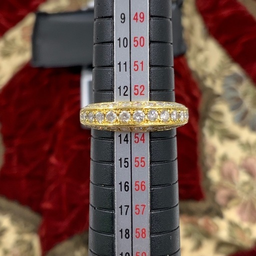 K18 ダイヤモンドリング　5.6g 1.14ct 約13号