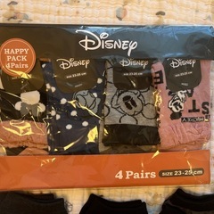ディズニー靴下新品まとめて（サイズ23-25cm4足、25-27cm4足）の画像