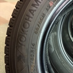 155/ 80R 14 LT  中古スタッドレス    4本セット 表面柔らかめの画像