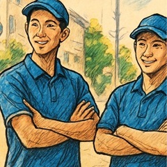 柏市青田　企業配達【急募】の画像