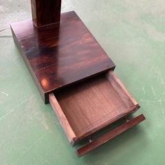 インテリアライト　木製　鳥デザイン　照明　引き出し付　の画像