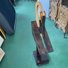 インテリアライト　木製　鳥デザイン　照明　引き出し付　の画像