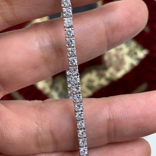 Pt900 テニスブレスレット　3.3ct 約18cm 8.8g