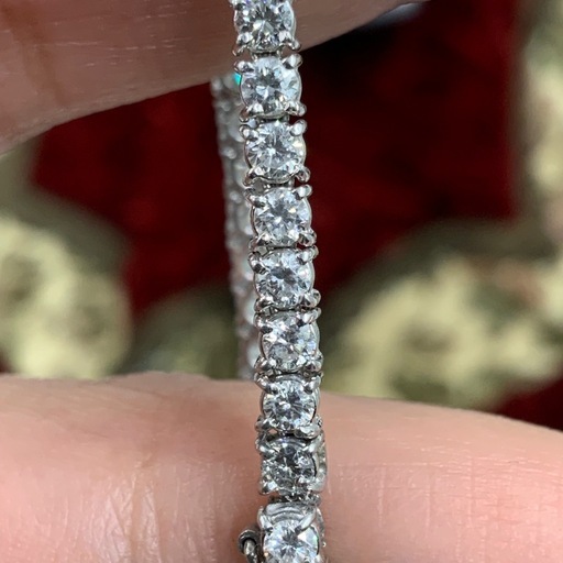 Pt900 テニスブレスレット　3.3ct 約18cm 8.8g