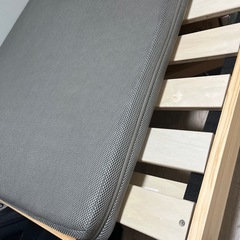 ニトリ　スノコシングルベッドとマットレスセットの画像