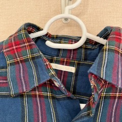 GU シャツ　チェックの画像