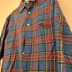 GU シャツ　チェックの画像