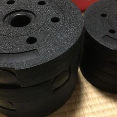 La-VIE メガダンベルセット 20kg　＆　おまけのトレーニング用品の画像