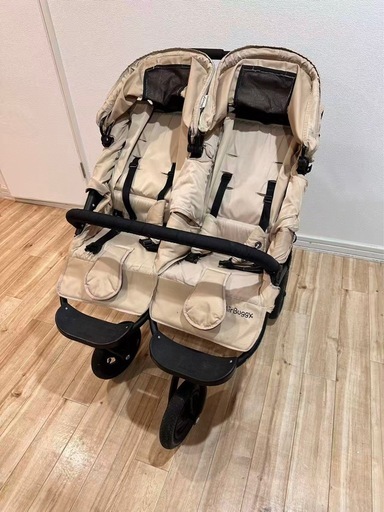 AirBuggy 双人用ベビーカー／二人乗り／中古／引き取り限定（浪速区敷 