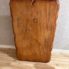 一枚板 無垢材テーブル／天然木／中古／引き取り限定（浪速区敷津西）の画像