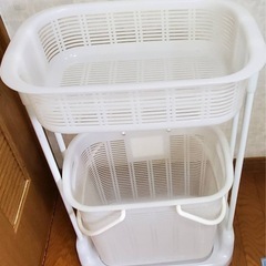 【お取引中】ランドリーバスケットの画像