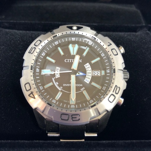 ジモティー割引有★【ジャングルジャングル岸和田店】腕時計 CITIZEN シチズン PROMASTER MARIN A141-60E 