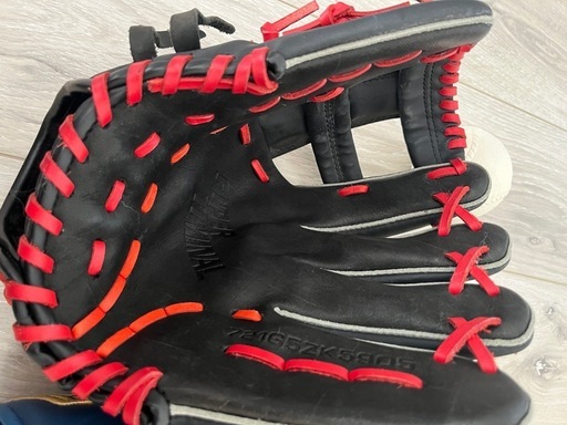 ZETT 青 黒 グローブ XG グローブセット　新品ボール付 ZETT 青 黒 グローブ XG グローブセット新品ボール付 (おひさま) 福住