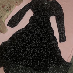 【断捨離】水玉模様のロングワンピ   Msizeの画像