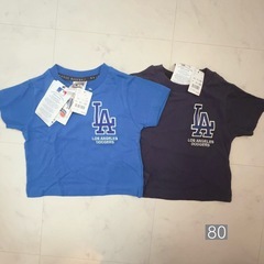 Tシャツ 80サイズ 男の子 ドジャース 2着 の画像