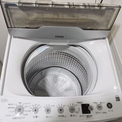 【受付終了】ほぼ新品★使用4ヶ月｜2025年製 Haier全自動洗濯機 6kg｜引っ越しのため格安【11800円】の画像