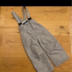 スキーウェア　110cm グレーの画像