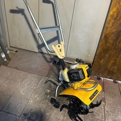 中古実働農機具　混合燃料　【リョービ　ミニ耕運機/管理機　畝立て機付き】　引き取り希望🙇‍♂️の画像
