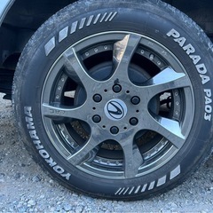 ハイエース　メッキアルミ17インチの画像