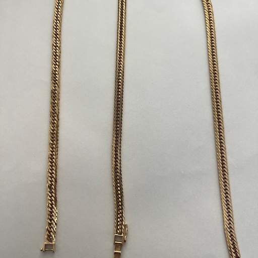 50cm 50g喜平ネックレス　　20cm20gブレスレット