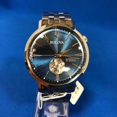 ジモティー割引有★【ジャングルジャングル岸和田店】BULOVA クラシック AT SS 青文字盤 69A277 南大阪 岸和田市 貝塚市 泉佐野市 和泉市 忠岡町 熊取町 の画像