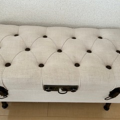 トランク型　収納スツールの画像