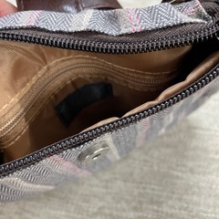 【新品未使用】ヘリンボーンショルダーバッグの画像