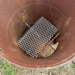 ドラム缶ゴミやき焼きの画像
