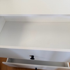 【無料・引き取り限定】 IKEA （ラックネス）壁掛けチェスト 3段 ホワイト｜無料｜三条駅近く引取限定の画像