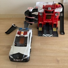 トミカ ファイヤーステーション　スロープ付きの画像