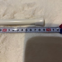 決まりました　つっぱり棒 ホワイト 69cm~122cmの画像