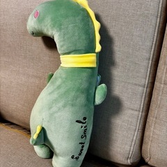 子供用 車のシートベルトピロー（恐竜）の画像