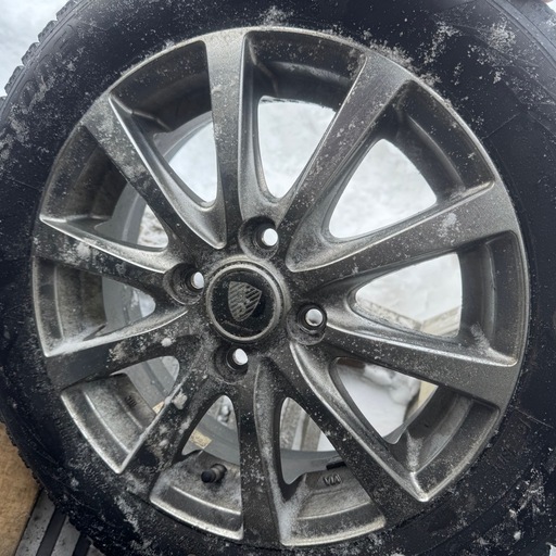 アルミ付き　BRIDGESTONE VRX2 155/65R14 スタッドレス　タイヤ　2021年製　14インチ