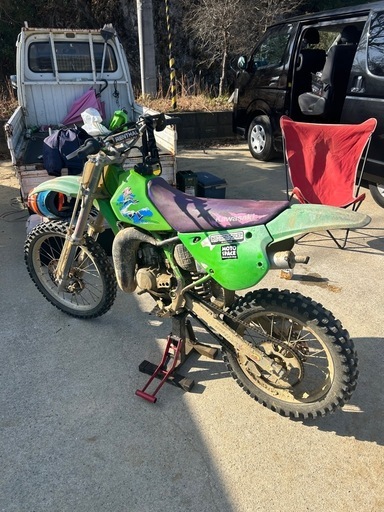 車体19万円 　KX80 ラージ プロサーキット チャンバー レーサー 実働 モトクロス