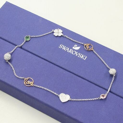 SWAROVSKI ブレスレット 2本セット Remix Collection Heart/Clover マグネットクロージャー 化粧