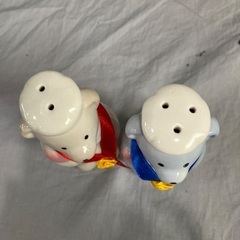 青漆器　ペアクマサンと食器セットの画像