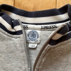 120 ジップ付きトレーナー　J.PRESS の画像