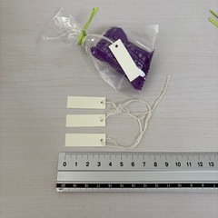 ラッピング用　コンビタイ＋シール＋タグ　ミドリの画像