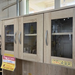 配達可【食器棚】【不二貿易】クリーニング済み【管理番号12201】九の画像