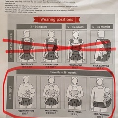 【新品・未使用】ベビーキャリア/ヒップシートの画像