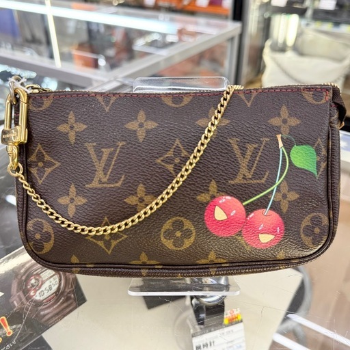 ☆ドリーム荒牧店☆LOUIS VUITTON ルイヴィトン モノグラムチェリー・ポシェットアクセソワール M95009