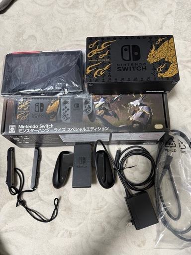 Nintendo Switch モンスターハンターライズ スペシャルエディション 本体一式 箱あり