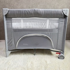 プレイヤード ベビーサークル 折りたたみ キャスター付 収納袋付の画像